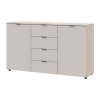 Komód Doros Ron 5 kasmír 2 bútorlap 4 Fiók 140x38x81 (41516047)