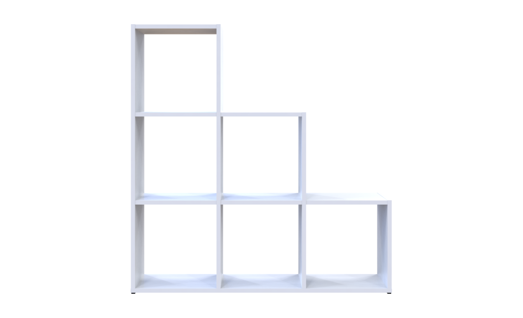 Polcrendszer Doros Step 3x3 Fehér nyitott 102.6х28.8х106.1 (41516161)