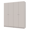 Gardróbszekrény szett Doros Promo polcokkal Kasmír 2+2 bútorlap 180x48x204 (44900290)