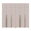 Gardróbszekrény felsőszekrénnyel Doros Kasper Kasmír 3+3 ajtó 270x48x245 (42005526)