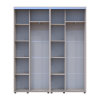 Tolóajtós gardróbszekrény Doros Sigma Slim kasmír 2+2 ajtó 180x45x214.4 (42005582)