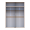 Gardróbszekrény felsőszekrénnyel Doros Kasper Kasmír 2+2 ajtó 180x48x245 (42005522)