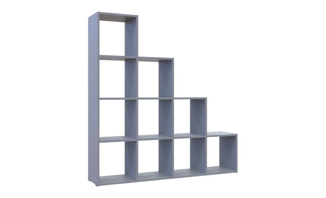 Polcrendszer Doros Step 4x4 Szürke nyitott 136.2х28.8х140.7 (41516179)