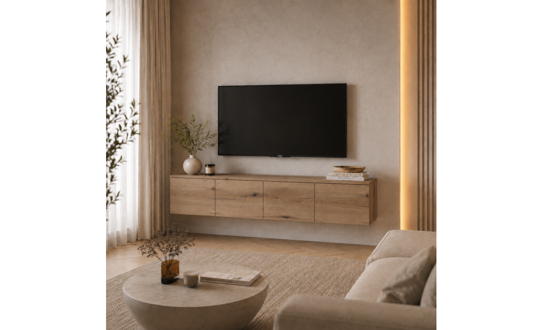 TV-állvány Doros Levia Ewok tölgy 4 ajtó 160х35х33 (41516094)
