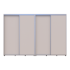 Tolóajtós gardróbszekrény Doros Sigma Slim kasmír 2+2 ajtó 320x60x214.4 (42005611)