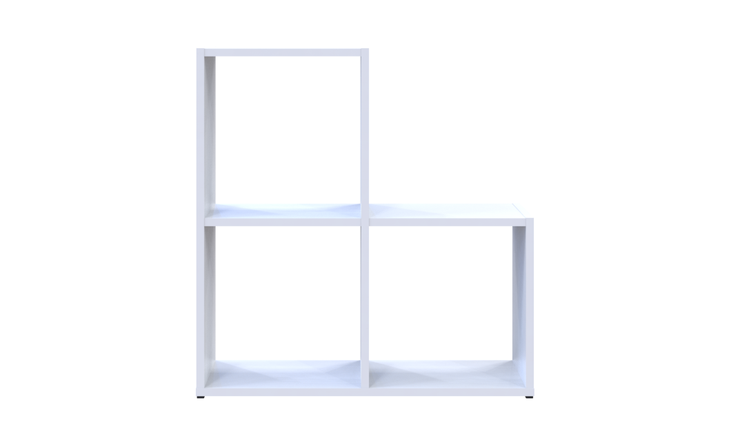 Polcrendszer Doros Step 2x2 Fehér nyitott 69х28.8х71.4 (41516156)