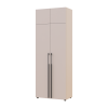 Gardróbszekrény polcokkal és felsőszekrénnyel Doros Kasper Kasmír 2 ajtó 90x48x245 (42005536)