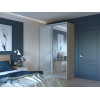 Tolóajtós gardróbszekrény Doros City light Sonoma tölgy 2 tükör 150х45х225 (42002038)