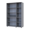 Nyílóajtós gardrobszekrény Doros Thorn Szürke 3 ajtó polcokkal 135x51,6x200 (44900488)