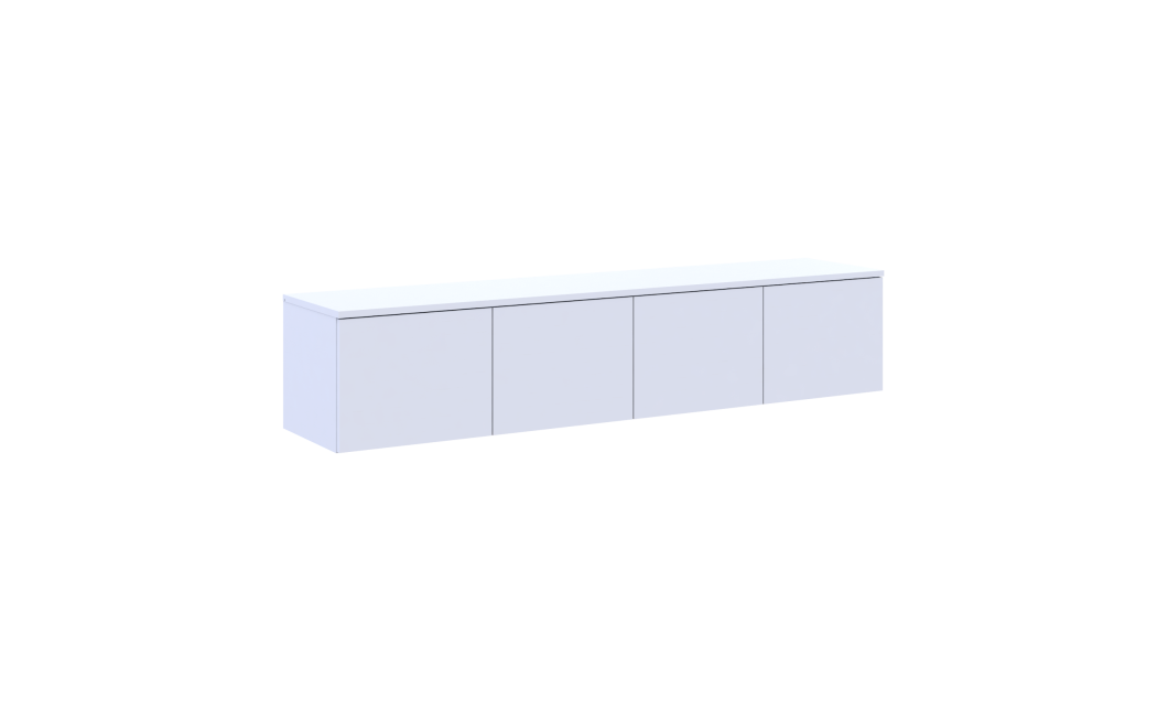 TV-állvány Doros Levia Fehér 4 ajtó 160х35х33 (41516091)