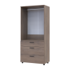 Nyílóajtós gardrobszekrény Doros Thorn Cremona Cannolo 2 ajtó/3 fiók vállfás 90x51,6x200 (44900429)