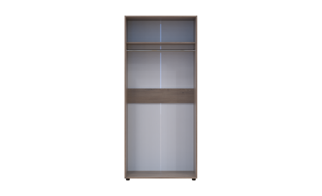 Gardróbszekrény Doros Kasper Cremona Cannolo 2 ajtó 90x48x204 (44900548)