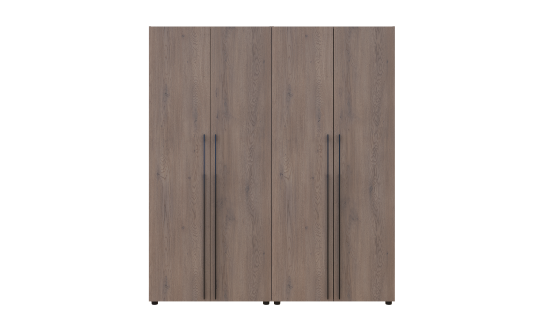 Gardróbszekrény polcokkal és fiókokkal Doros Kasper Cremona Cannolo 2+2 ajtó 180x48x204 (42005535)