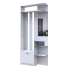 Előszobaszekrény Doros Riviera Fehér 91,5x30x203 (80387331)