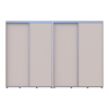 Tolóajtós gardróbszekrény Doros Sigma Slim kasmír 2+2 ajtó 310x60x214.4 (42005609)