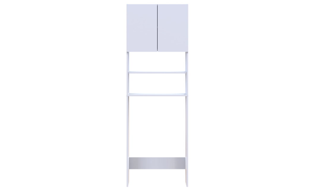 Mosógép szekrény Doros Lola Mini Fehér 64x26,6x190 (41516023)