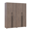 Gardróbszekrény polcokkal és fiókokkal Doros Kasper Cremona Cannolo 2+2 ajtó 180x48x204 (42005535)