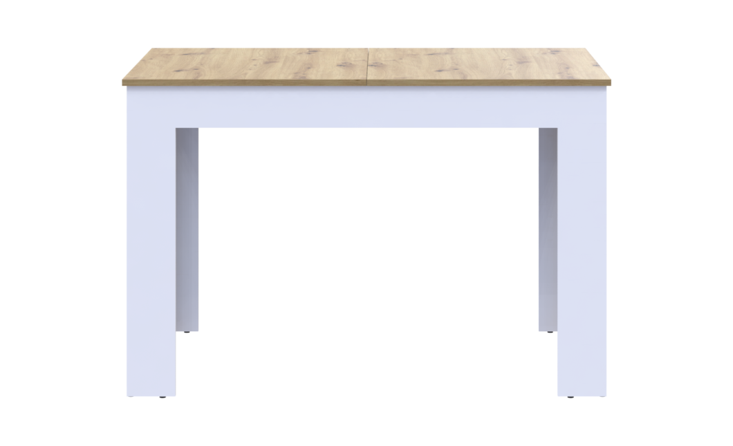 Doros Flint asztal Fehér/Artizán tölgy 120/170x80x78 (41510130)