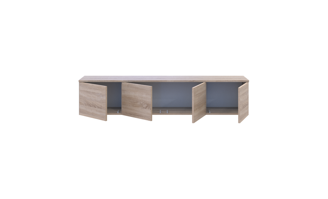 TV-állvány Doros Levia Sonoma tölgy 4 ajtó 160х35х33 (41516300)