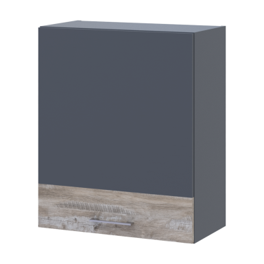 Leia Konyha Doros M72_SZ60 felső elem balos Grafitszürke/Klondike bútorlap 60x31.6x72 (80359569.1)