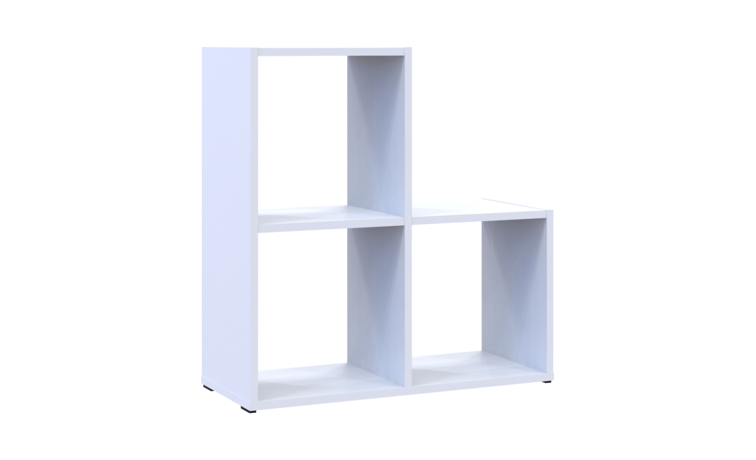 Polcrendszer Doros Step 2x2 Fehér nyitott 69х28.8х71.4 (41516156)