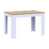 Doros Flint asztal Fehér/Artizán tölgy 120/170x80x78 (41510130)