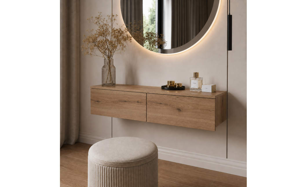Smink asztal Doros Levia Ewok tölgy 2F 100х32х22 (41516095)