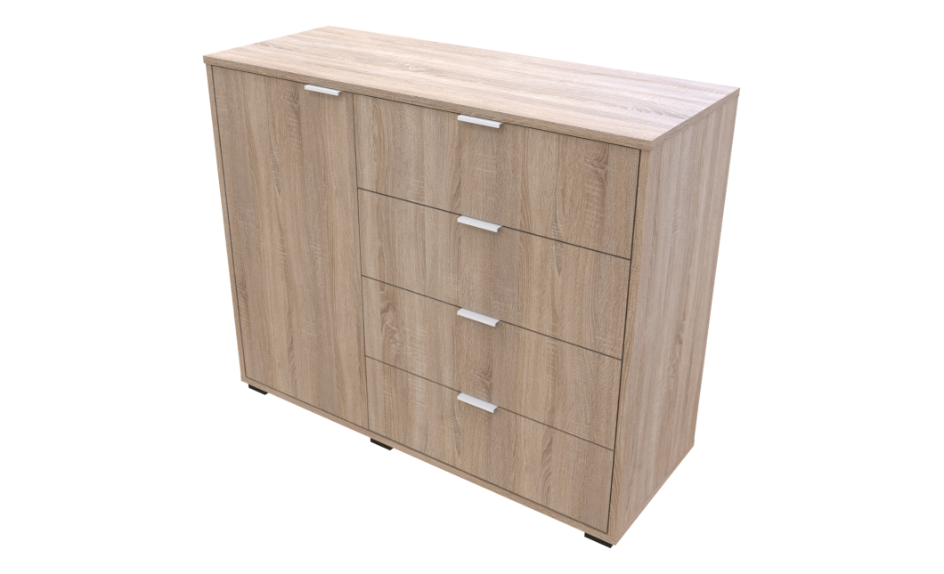 Komód Doros GС1 Sonoma tölgy 100x40x81.7 (41510077)