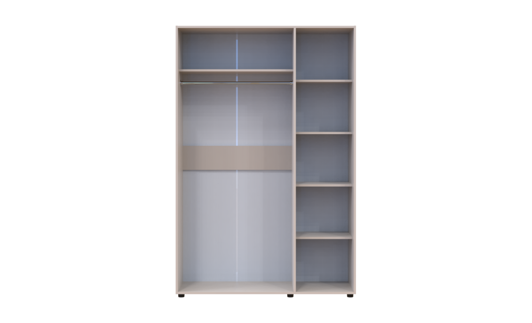 Gardróbszekrény Doros Kasper Kasmír 3 ajtó 135x48x204 (44900549)