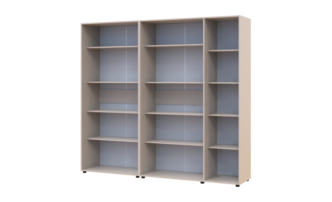 Gardróbszekrény polcokkal Doros Kasper Kasmír 2+3 ajtó 225x48x204 (42005546)