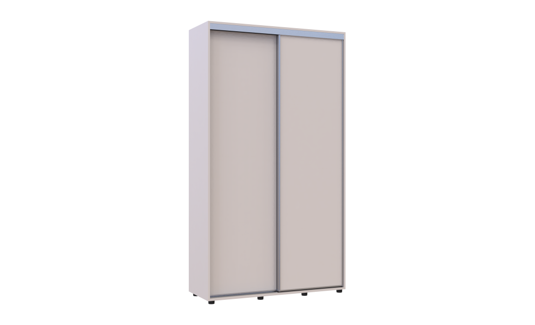 Tolóajtós gardróbszekrény Doros Sigma Slim kasmír 2 ajtó 120x45x214.4 (42005446)