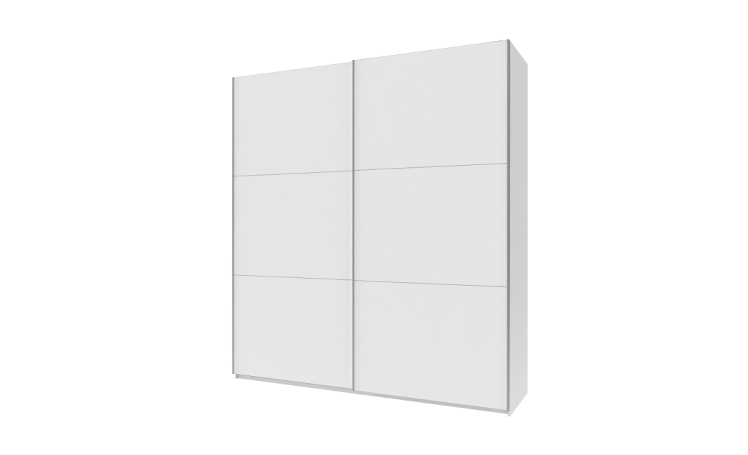 Tolóajtós gardróbszekrény Doros G-Caiser Fehér 2 bútorlap / 3 rész 220x60x240 (42003007)