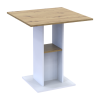 Doros Koud asztal Fehér/Artizán tölgy 70x70x74 (41510131)