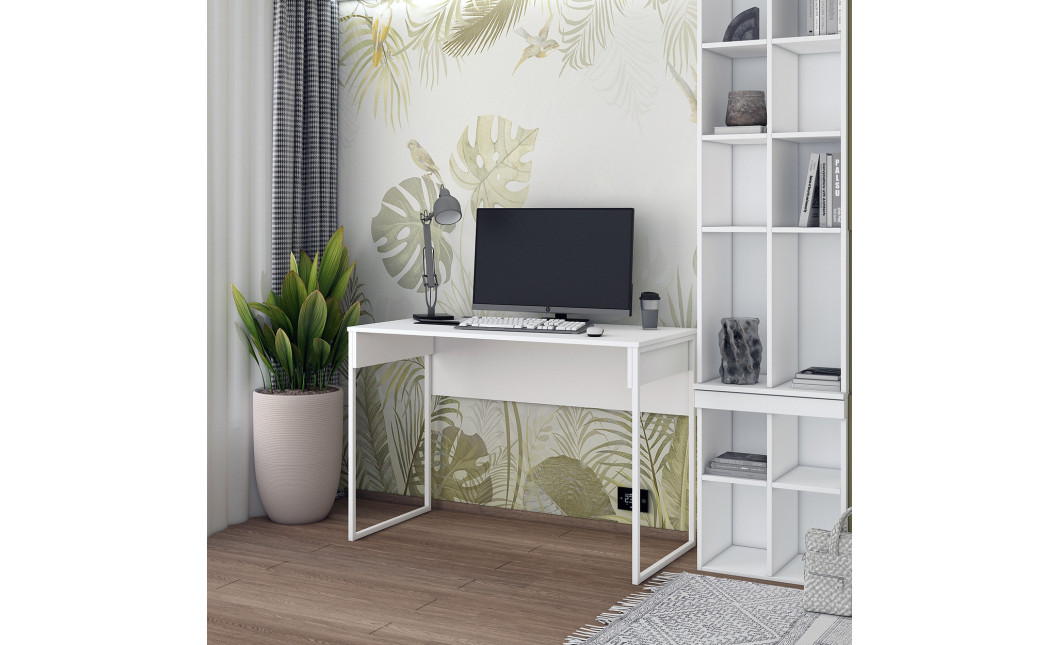 Íróasztal Doros Bart Light Fehér 120x55x78,1 (41510122)