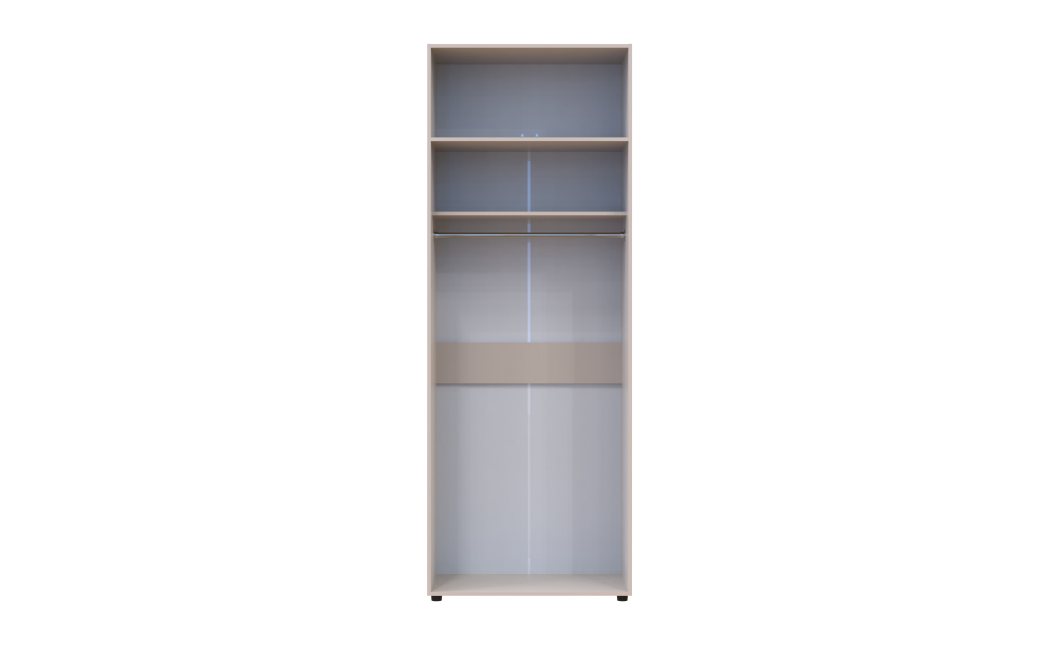 Gardróbszekrény felsőszekrénnyel Doros Kasper Kasmír 2 ajtó 90x48x245 (42005518)