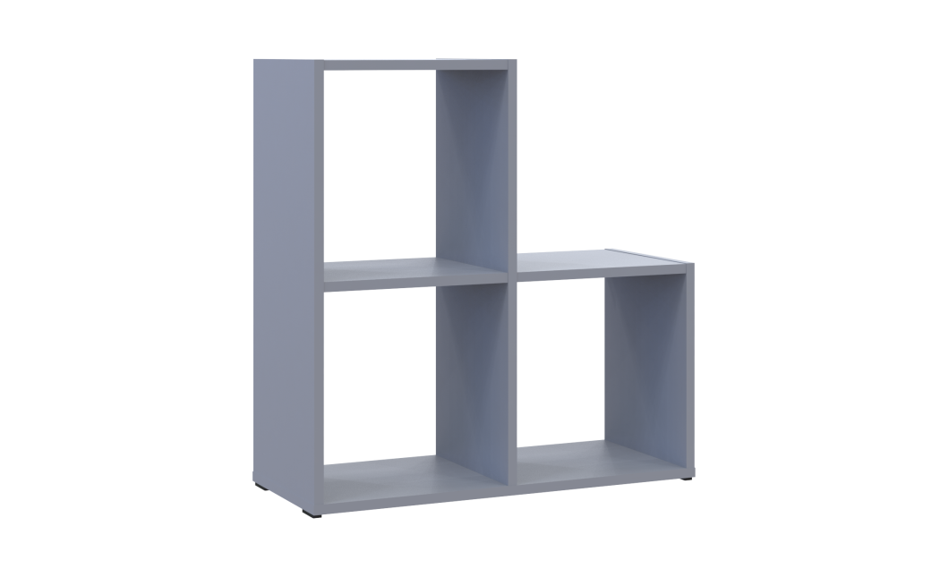Polcrendszer Doros Step 2x2 Szürke nyitott 69х28.8х71.4 (41516177)