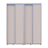 Tolóajtós gardróbszekrény Doros Sigma Slim kasmír 2+2 ajtó 180x60x214.4 (42005583)