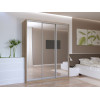 Tolóajtós gardróbszekrény Doros City light Sonoma tölgy 3 tükör 180х60х225 (42002057)