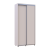 Tolóajtós gardróbszekrény Doros Sigma Slim kasmír 2 ajtó 100x45x214.4 (42005444)
