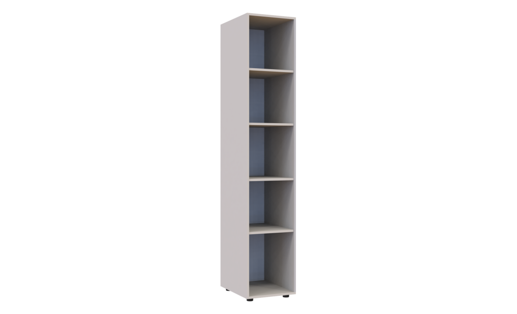 Nyílóajtós gardróbszekrény Doros Gelár kasmír Tükör 39x49,5x203,4 (80737635)