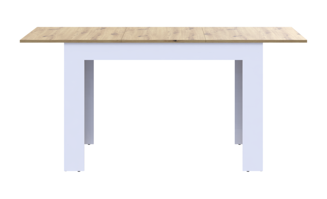 Doros Flint asztal Fehér/Artizán tölgy 120/170x80x78 (41510130)