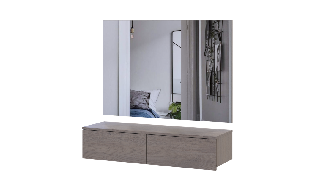 Bútorszett Doros Levia + Tükör Canollo 100х32х100 (42005238)