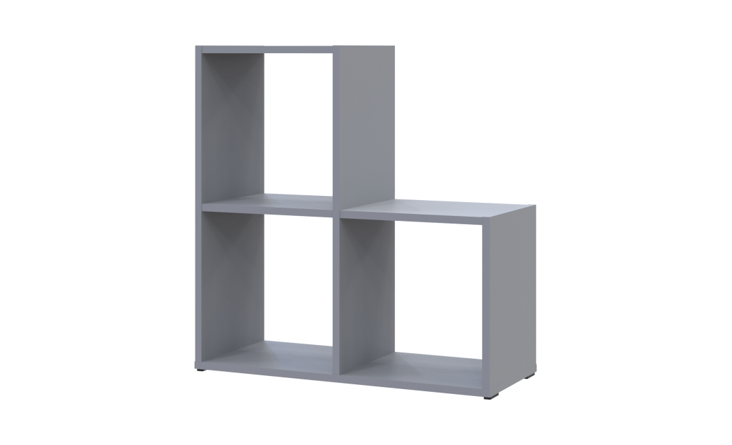 Polcrendszer Doros Step 2x2 Szürke nyitott 69х28.8х71.4 (41516177)