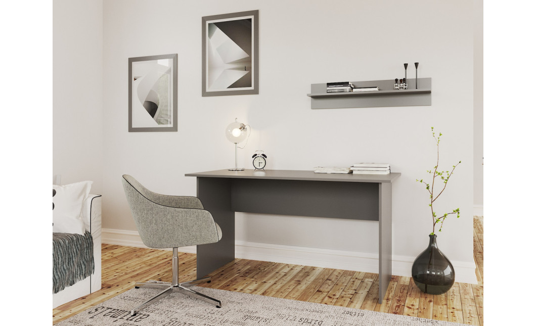 Íróasztal Doros T1 Grafitszürke 140x70x75 (81339305)