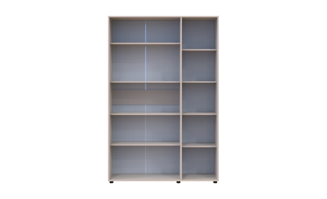 Gardróbszekrény polcokkal Doros Kasper Kasmír 3 ajtó 135x48x204 (42005559)
