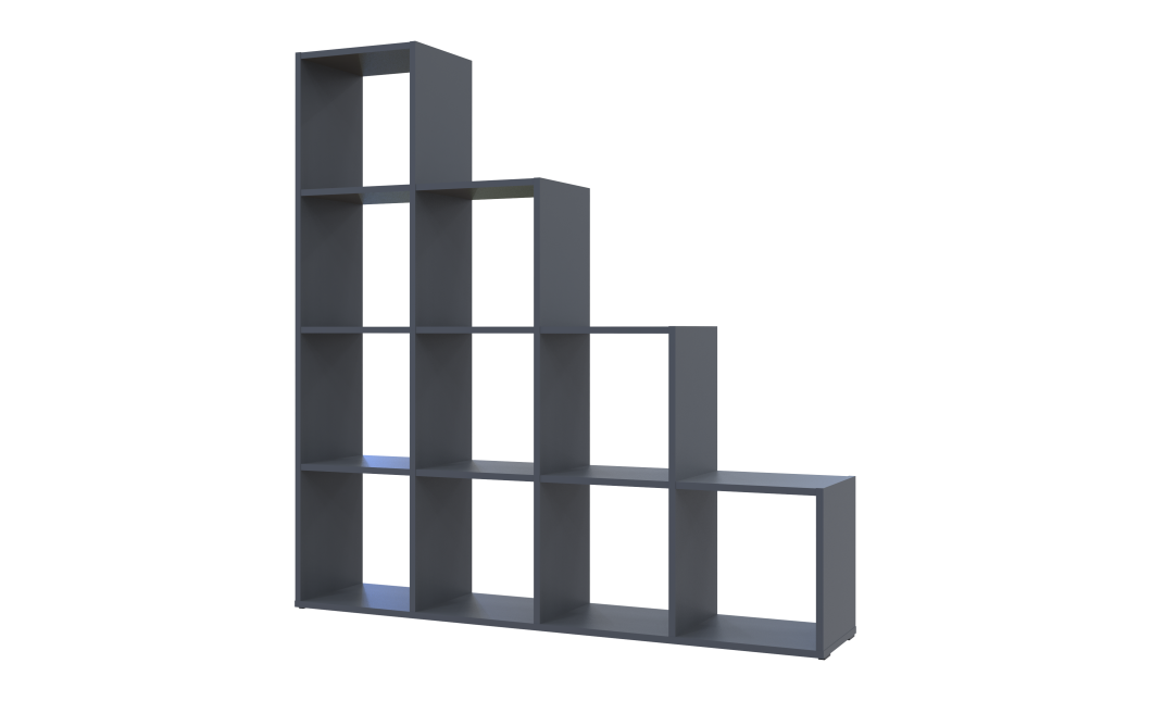 Polcrendszer Doros Step 4x4 Grafit nyitott 136.2х28.8х140.7 (41516167)