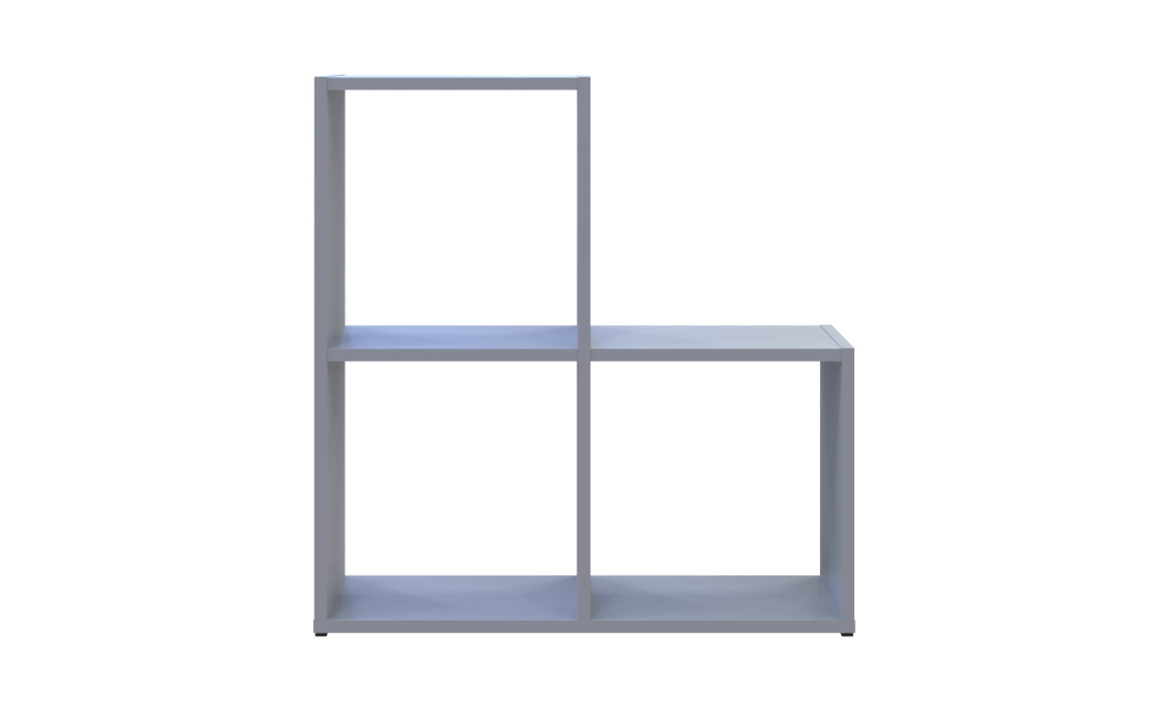 Polcrendszer Doros Step 2x2 Szürke nyitott 69х28.8х71.4 (41516177)
