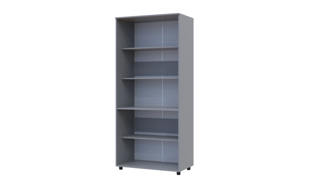 Nyílóajtós gardrobszekrény Doros Thorn Szürke 2 ajtó polcokkal 90x51,6x200 (44900440)