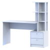 Felépítményes számítógépasztal Doros T7 Fehér 136x55x138 (81373482)