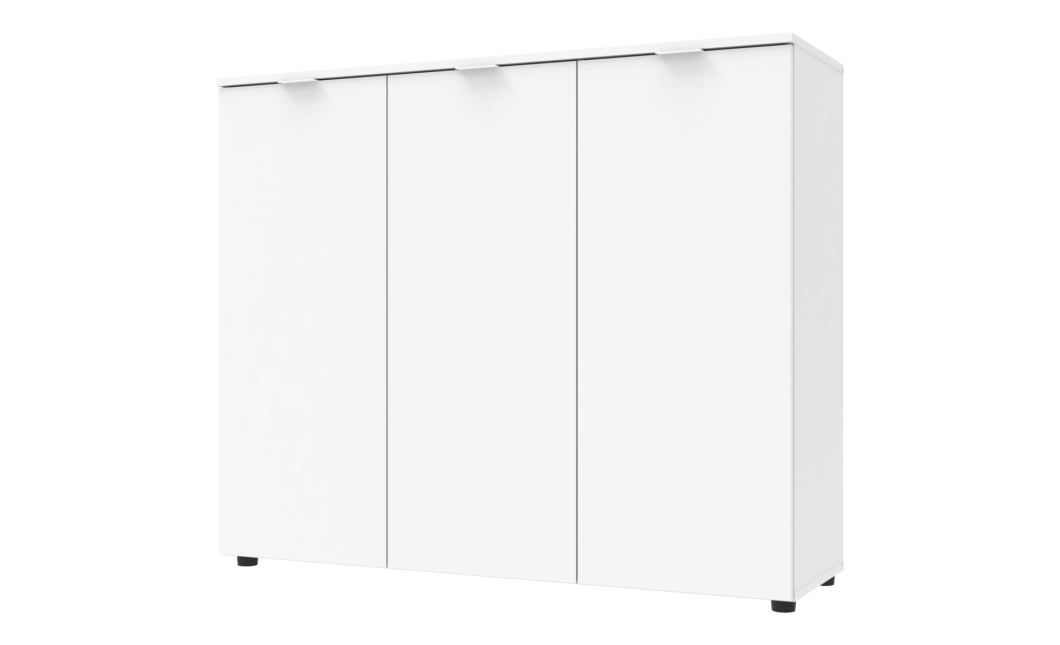 Komód Doros Ron 6 3 bútorlap Fehér 120x38x100 (41515999)